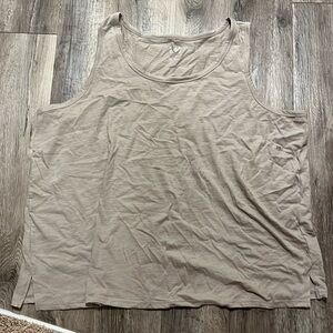 24/7 by Maurice's cream- tan tank size 3x